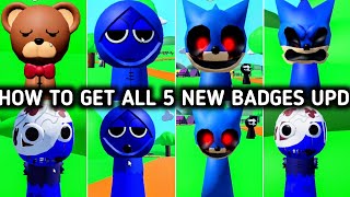 Roblox - How To Get All 5 New Badges In Sprunki RP 3D ( Sprunki Sonic.Exe Update )