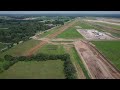 drone footage shows construction progress of ford s blueoval battery park michigan