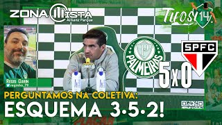 Tifosi14 pergunta na Coletiva de ABEL FERREIRA: #Palmeiras 5 x 0 #SaoPauloFC