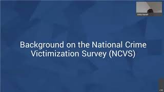 Analyzing Data from the National Crime Victimization Survey
