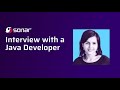 Interview with a Java Developer | Software Engineer