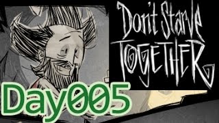 【君とふしぎサバイバル】Don't Starve Together をふつうに実況プレイ Day005