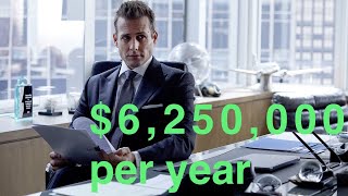 Corporate Lawyer Harvey Specter's salary, apartment and car prices [Suits]