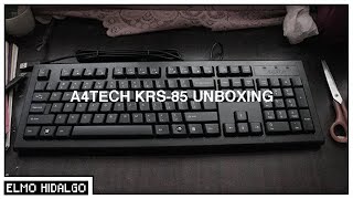 A4TECH KRS-85 Keyboard Unboxing