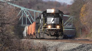 EMD GP59ECO Pulling on NS C28 in Notch 8 thru Sewickley, PA - 11/18/2020