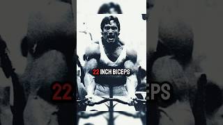 Arnold Schwarzenegger's 22 inch BICEPS Secret #arnoldschwarzenneger #bodybuilding