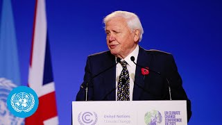 Sir David Attenborough Gives Message of Hope at #COP26 | #Shorts