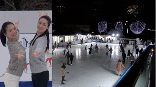 Pop-up ice rink at Tokyo Midtown