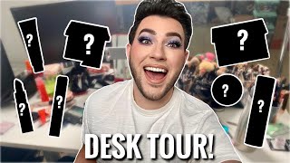 Makeup I use ALL THE TIME but NEVER talk about… DESK TOUR!