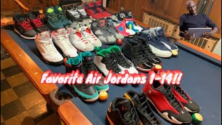 My Favorite Air Jordan’s 1-14 .. What’s Yours?
