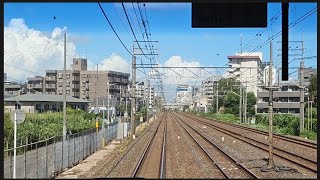 【 常磐線 ( 快速 ) #4 】松戸駅から柏駅までの間 前面展望