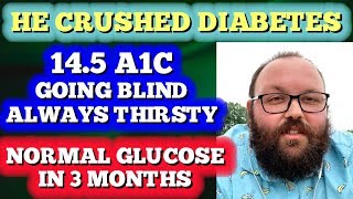 He Crushed Diabetes: A1c from 14.5 to 5.3 in 3 Months!