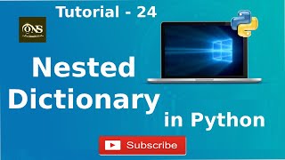Nested Dictionary in python in hindi || Tutorial - 24 || Python Tutorial
