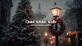 My quiet winter waltz🖤❄️ Romanticize quiet nights with classical dark academia piano moody music