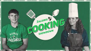 #ŽalgirisCookingShowdown iššūkis su Roku Jokubaičiu ir Dalia Belickaite