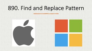 Find and Replace Pattern | Leetcode 890 | Isomorphic Strings | Apple Microsoft