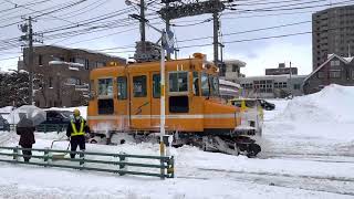 【大雪】札幌市電 ササラ電車