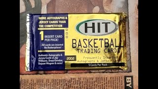 2002-2003 SAGE HIT BASKETBALL TRADING CARD PACKS with Giannis Antetokounmpo \u0026 a Luka Garza ROOKIE!