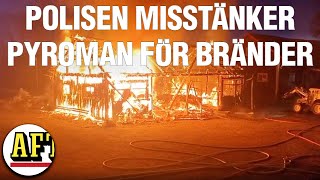 Flera bränder i Norrköping – polis misstänker pyroman