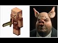 Minecraft Character in Real Life part 3 (Mob'Item'Wepon)