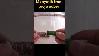 Manyetik Tren nasıl yapılır.Mıknatıs pil deneyler