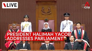 [LIVE HD] Singapore President Halimah Yacob addresses Parliament to outline government's priorities