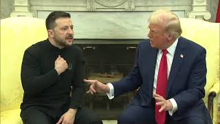 Trump and Zelenskyy meeting devolves into tense argument over Russia-Ukraine war at White House