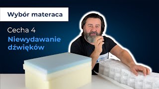 Wybór materaca | Cecha 4 - Niewydawanie dźwięków | #materac #zdrowysen #zdrowykręgosłup #materace