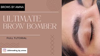 Brow Lamination using InLei Brow Bomber | Tutorial |  BROWSBYAMNA