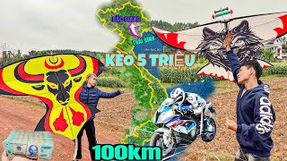 Hành Trình Vượt 100km Solo Thả Diều Sáo Với Đức Hoàng Kèo 5000.000 VNĐ