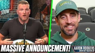 Pat McAfee & Aaron Rodgers Have A MASSIVE Announcement