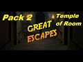 Great Escapes - Pack 2 Temple of Room (Escape) Walkthrough [Glitch Games]