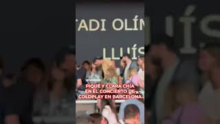 PIQUÉ y CLARA CHÍA, pillados en el CONCIERTO de COLDPLAY en BARCELONA | Diario AS