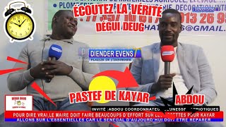 Dégui DEUG avec Abdou coordonnateur jeunesse patriotes de Kayar