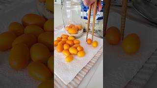 Preserved kumquat in salt, see you in 6 months😊 #shortvideo #delicious #homemade #yummy #food #eat