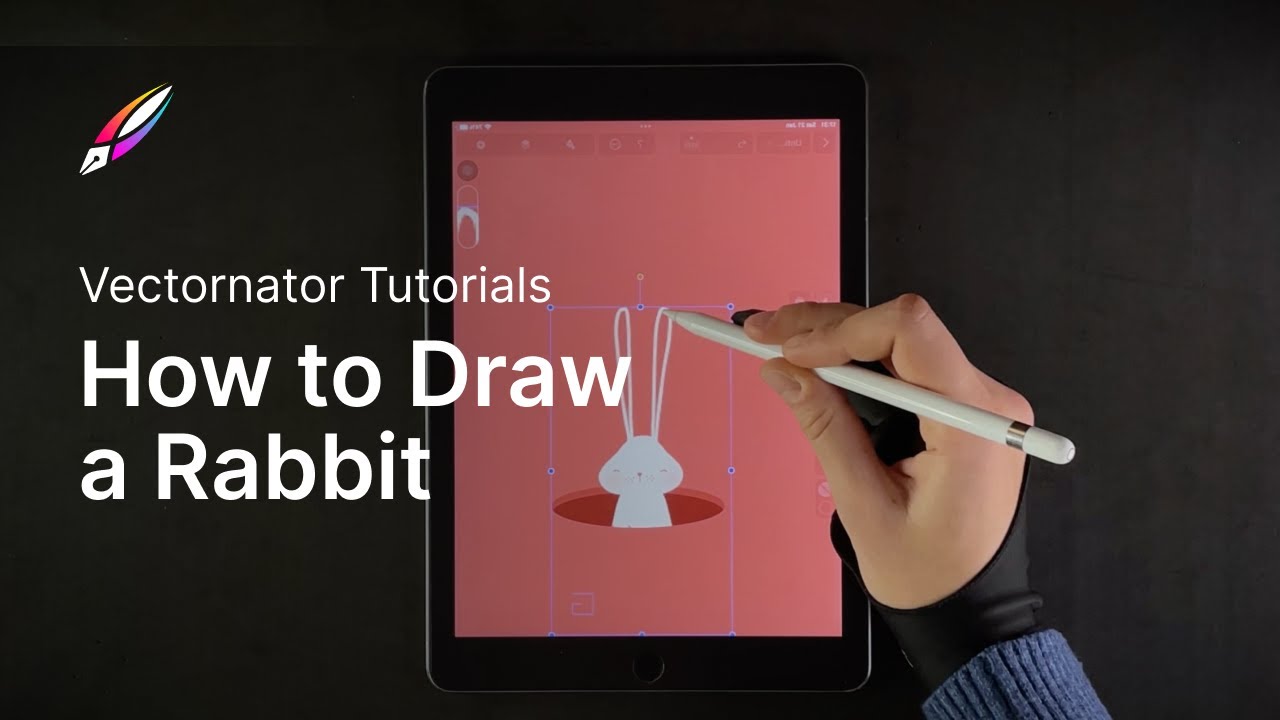 How To Draw A Cute Rabbit With Nastyakuliabinajungleofcolors Youtube