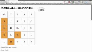 Boggle Solver