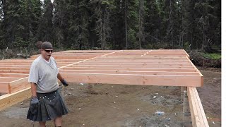Man with ZERO building experience builds an off grid cabin in Alaska