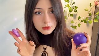 💜 ✨ Super tingly purple ASMR triggers ✨💜