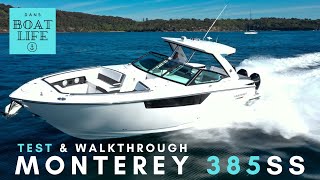 Monterey 385SS Test Drive, Docking Demo & Walkthrough