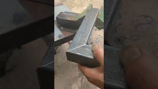 Skillful iron joint welding tricks #shorts #welder #metalfabrication