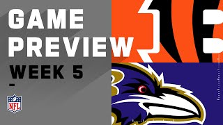 Cincinnati Bengals vs. Baltimore Ravens | NFL Week 5 Game Preview