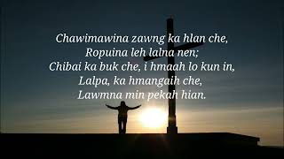 Chawimawina. Karaoke Lyrics Video  C Key.