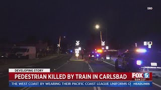 Pedestrian Hit, Killed By Train In Carlsbad
