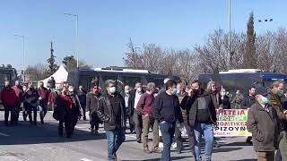 Συμβολικός αποκλεισμός του ΠΑΘΕ από τους αγρότες