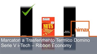 Nimax | Marcatori a Trasferimento Termico Domino Serie V i-Tech – Ribbon Economy