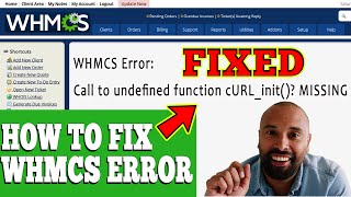 HOW TO FIX WHMCS Error: Call to undefined function cURL_init()? [STEP BY STEP]☑️