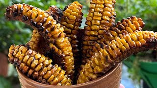 Tangy \u0026 Spicy Corn ribs - ذرت  ترش، شیرین و اسپایسی