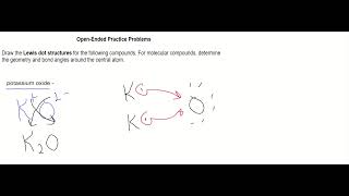 Lewis Structure for Potassium Oxide (K2O) | Formula Unit | Ionic Bonds