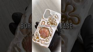How to make DIY PRETTY PHONE CASE at home (easiest tutorial) || #diy #fyp #shorts